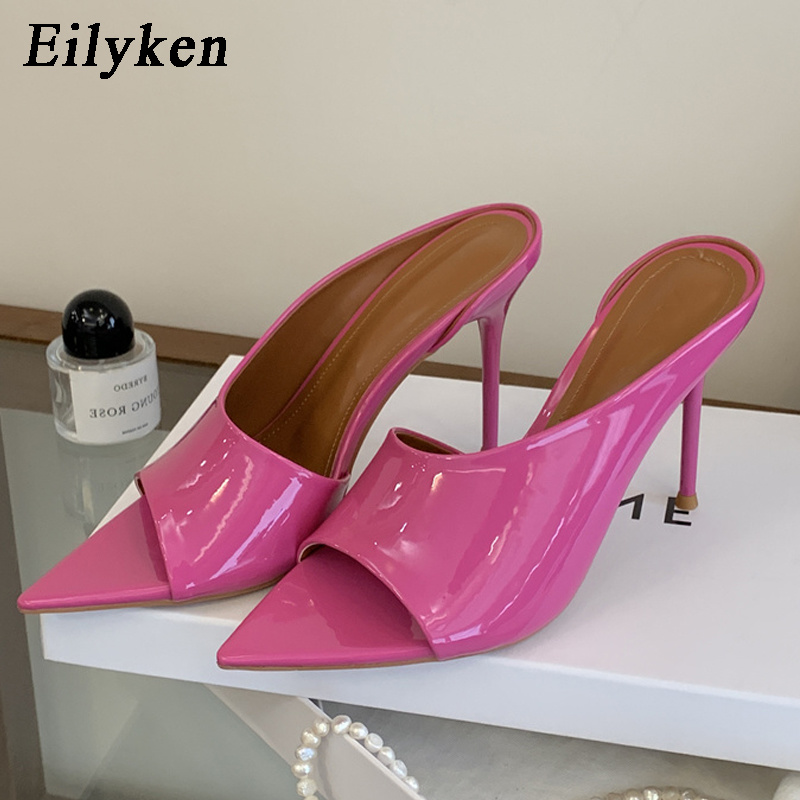 Patent Leather Pump - Eilyken Mode Puntschoen Dames Slippers Sexy