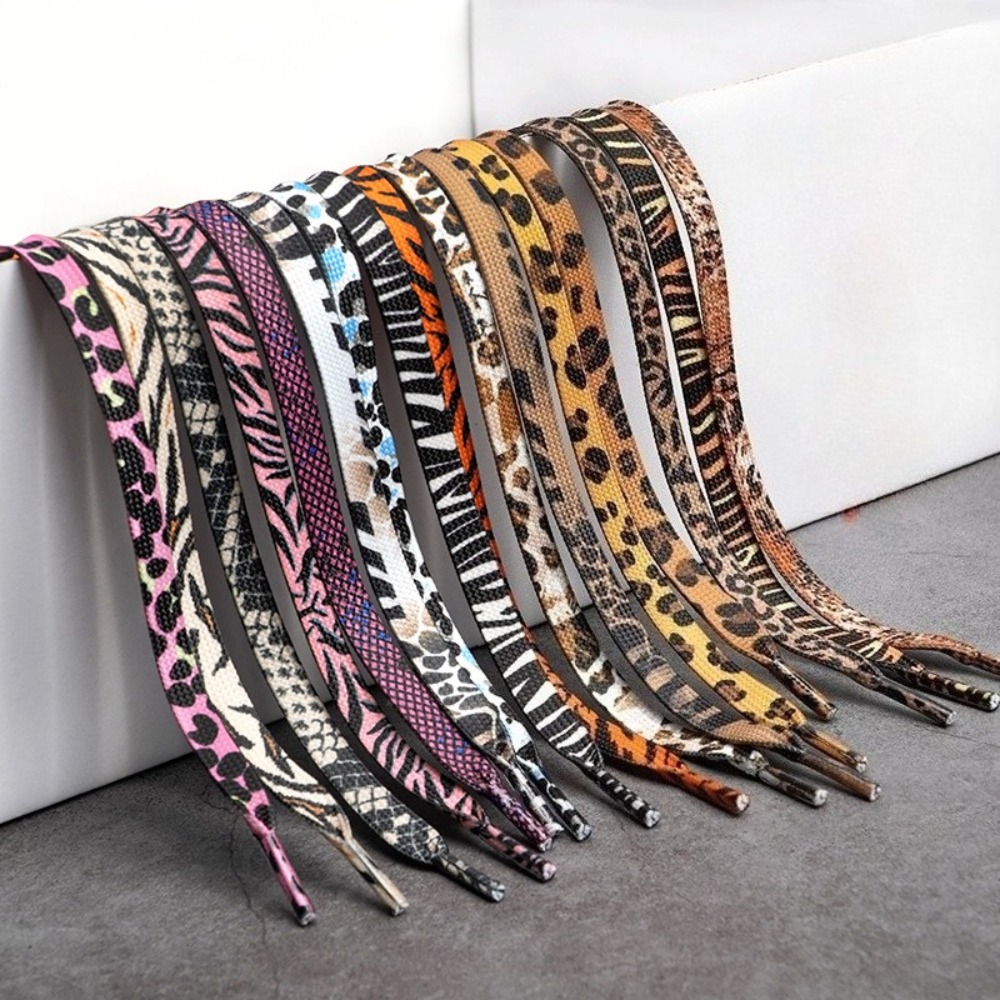 Women Shoes Kinds - 1 paar nieuwste klassieke luipaardprint schoenveters