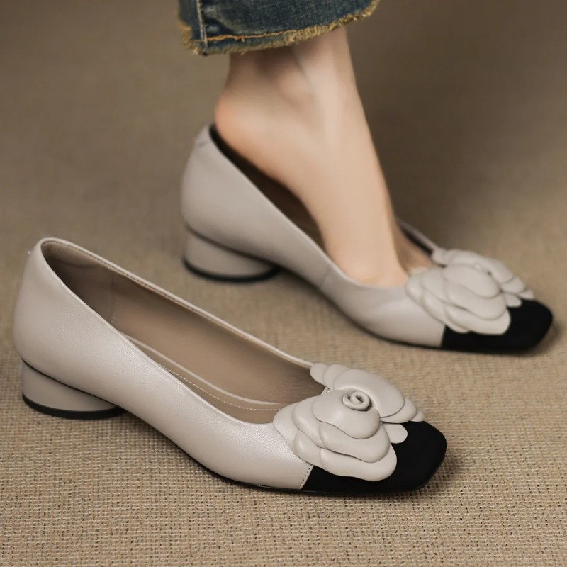 Women Shoes With Heels - Plus size 34-41 vrouwen schapenvacht mix