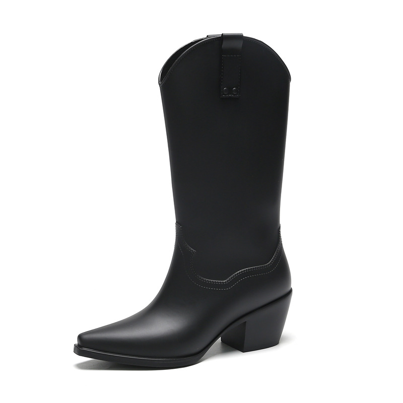 Women'S Shoes For Neuropathy - Lange Regenlaarzen Damesmode Hoge Hak Gunboots