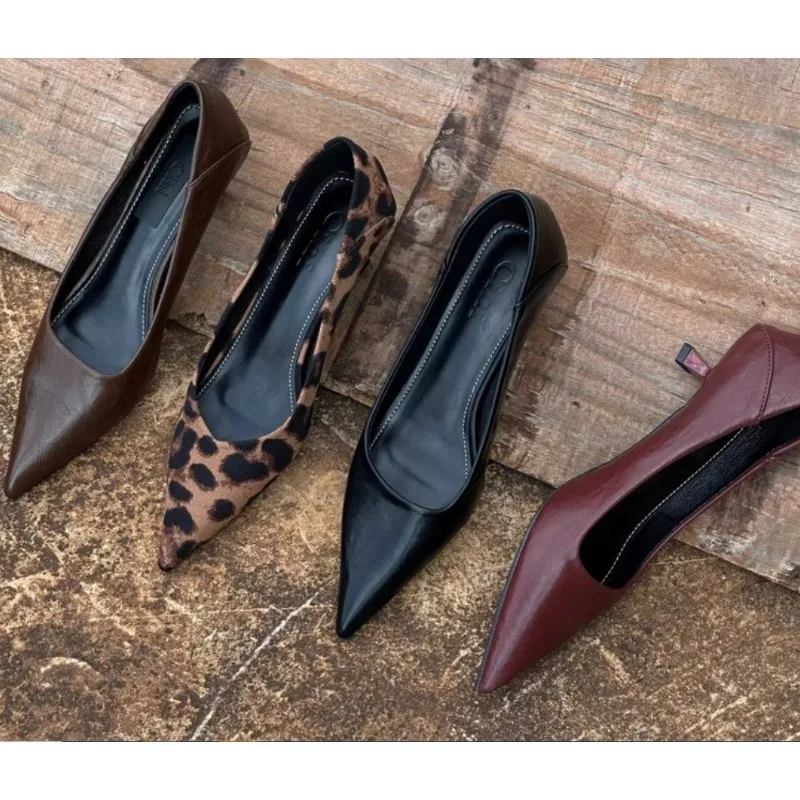 Women Shoes With Heels - 2024 Vrouwen Sexy Hoge Hakken Bordeaux