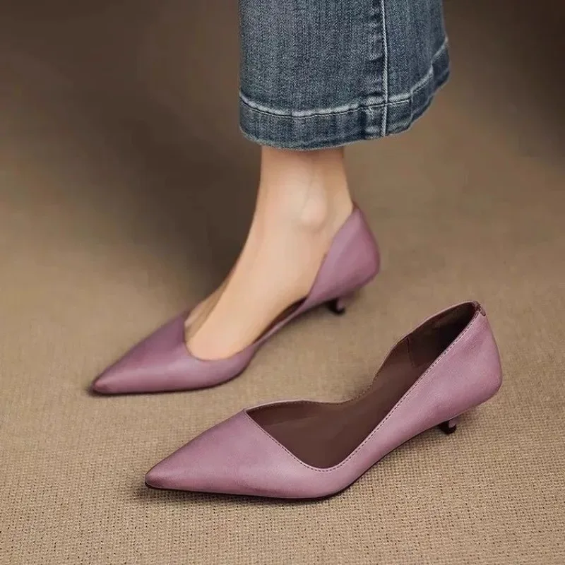 Women Shoes With Heels - Dames puntschoen stiletto hakken mode veelzijdige