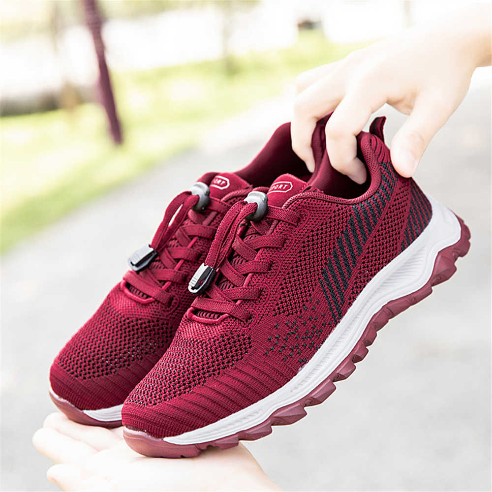 Women Shoes Luxury Brand - Sumer Two Strips Bruine Damesschoenen Casual