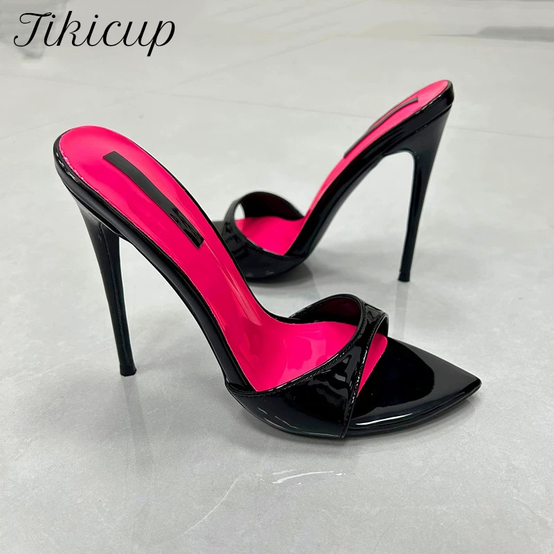 Patent Leather Pump - Vrouw Stiletto 12 Cm Slipper Sexy