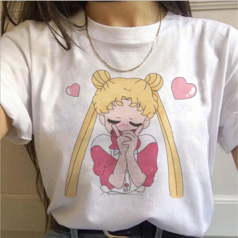 Women'S Shoes In The 90S - T-shirt jaren 90 Anime Sailor Moon