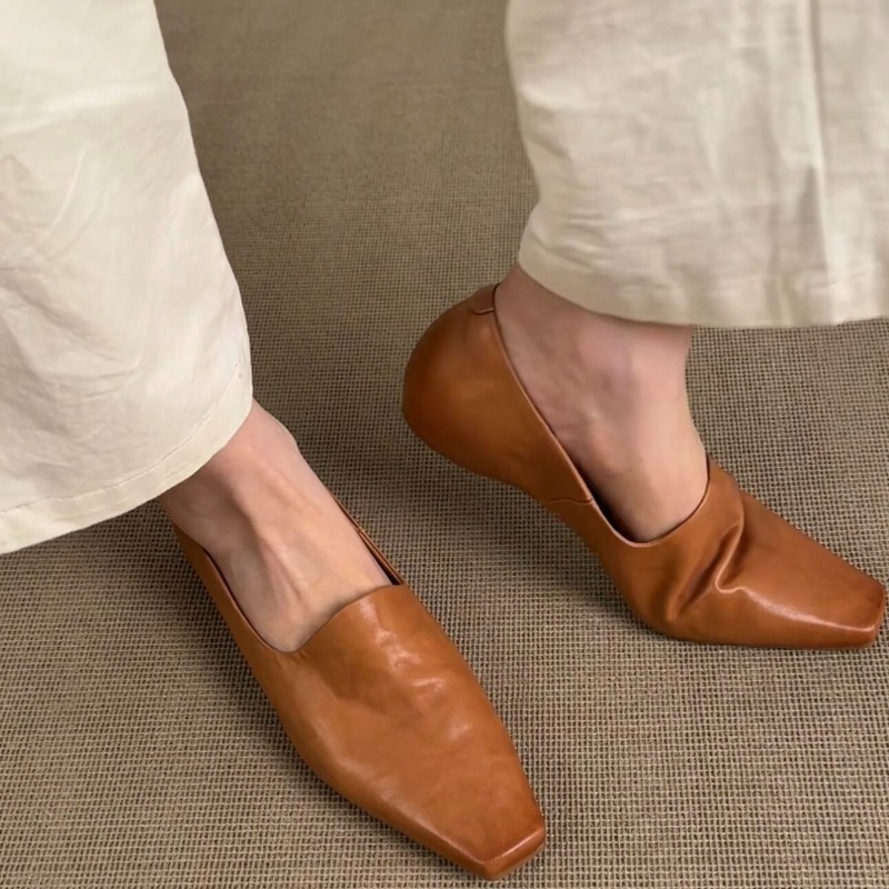 Women'S Shoes - Retro platte loafers Damesslip-on schoenen in