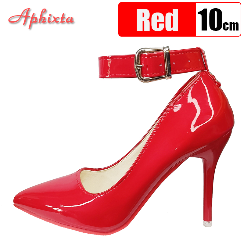 Aphixta 10 cm/12 cm Metalen Ge - Patent Leather Pump recensie en prijs
