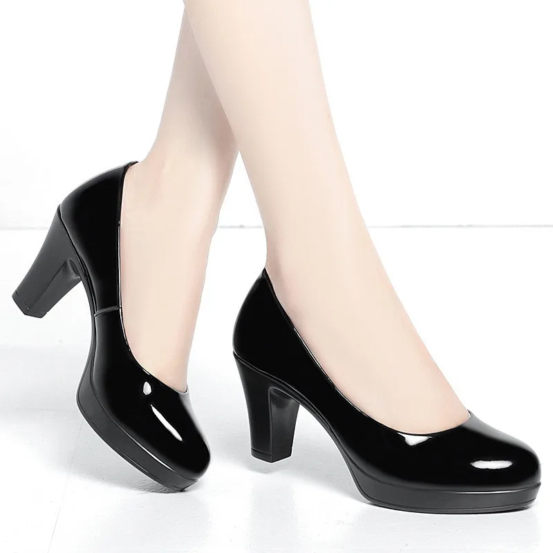 6cm 8cm Plus Size 34-42 Elegan - Patent Leather Pump recensie en prijs