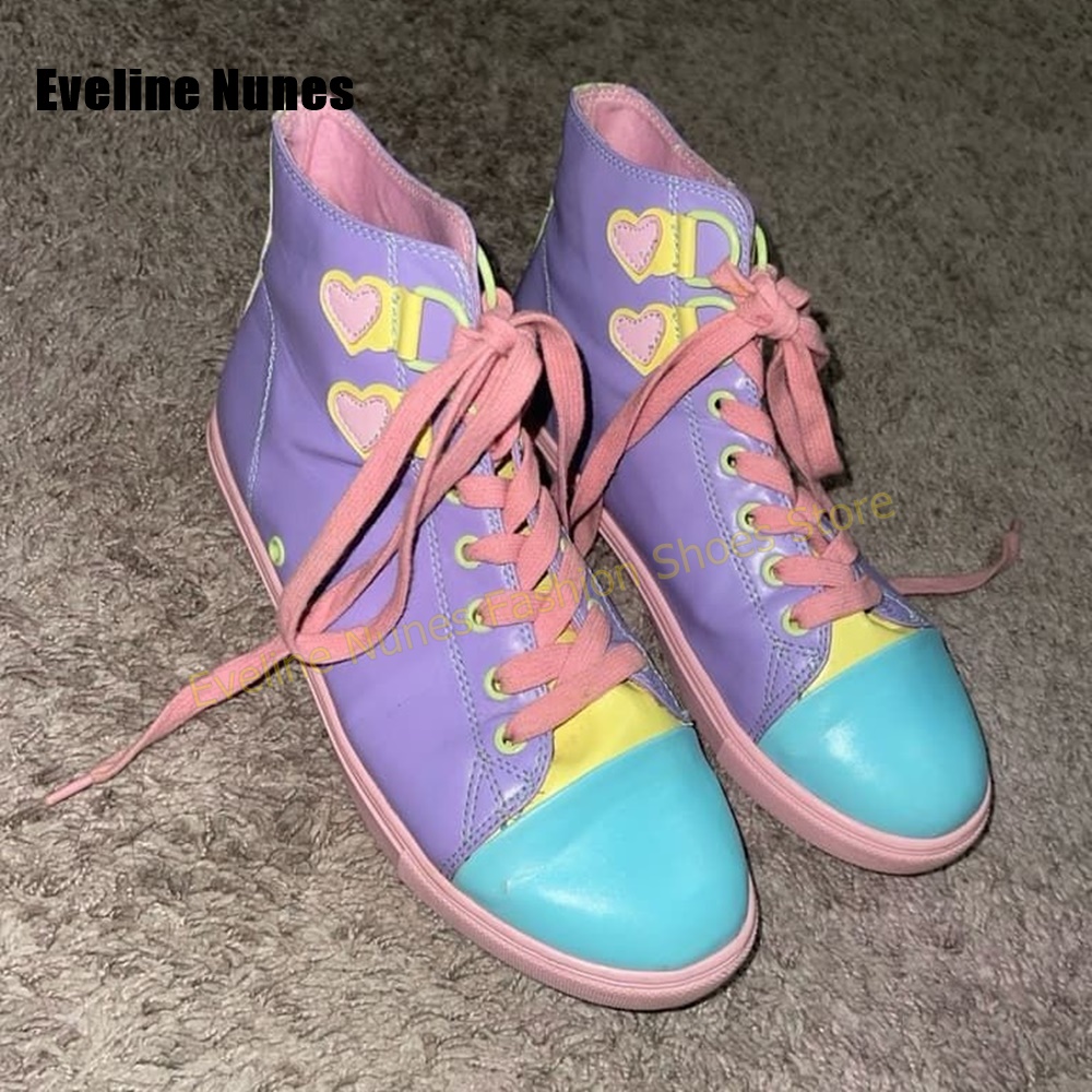 Y2K Meisjes Sweet High Top Sne - Women Shoes With Heels recensie en prijs