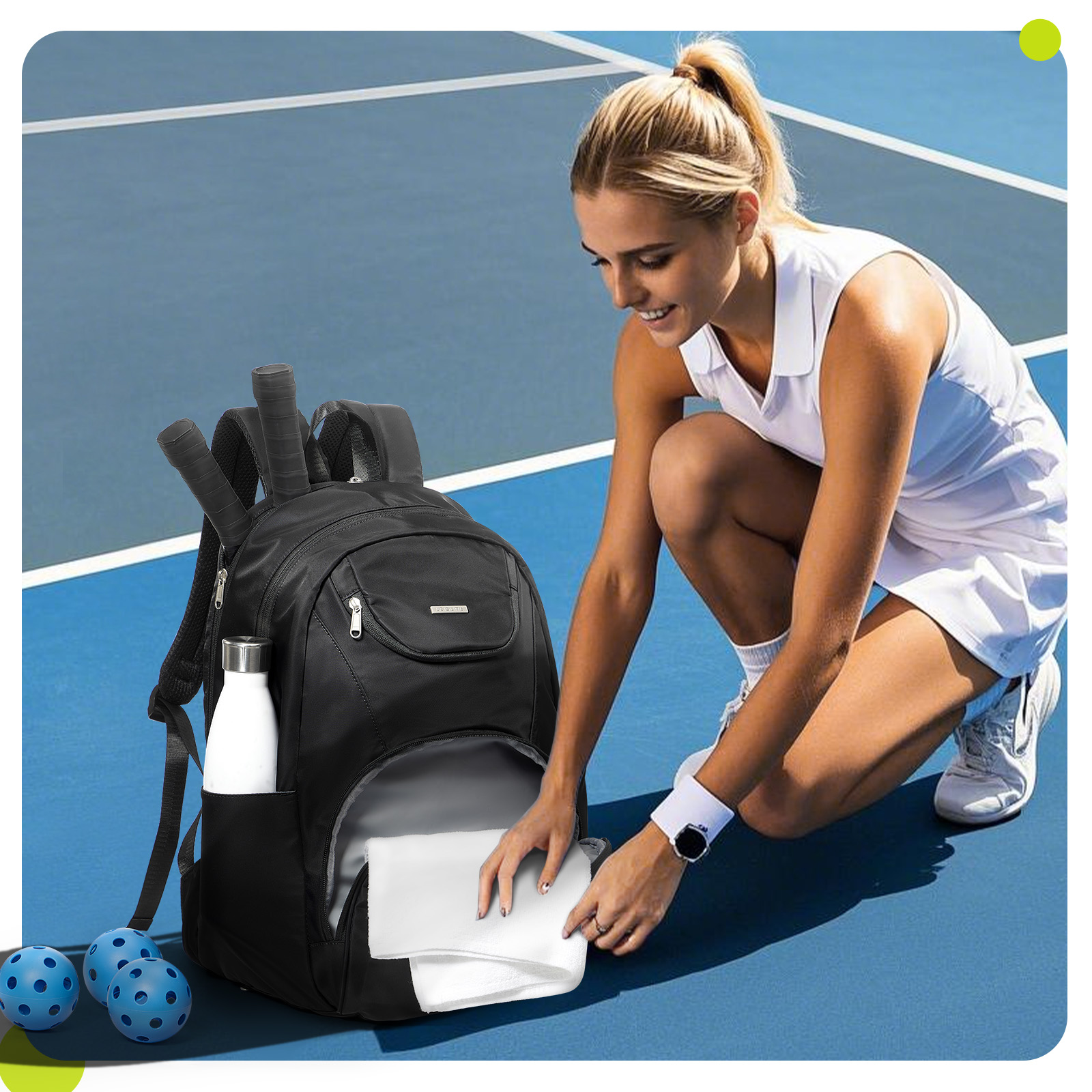Tennistas Tennisrugzak 2 racke - Women'S Shoes recensie en prijs