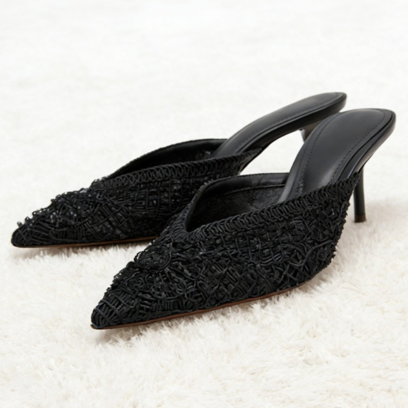 Geweven kralen elegante dames  - Women Shoes Luxury Brand recensie en prijs