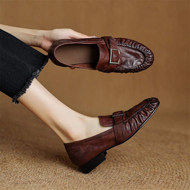 Nieuwe Herfst Echt Leer Vrouwe - Women Shoes With Heels recensie en prijs