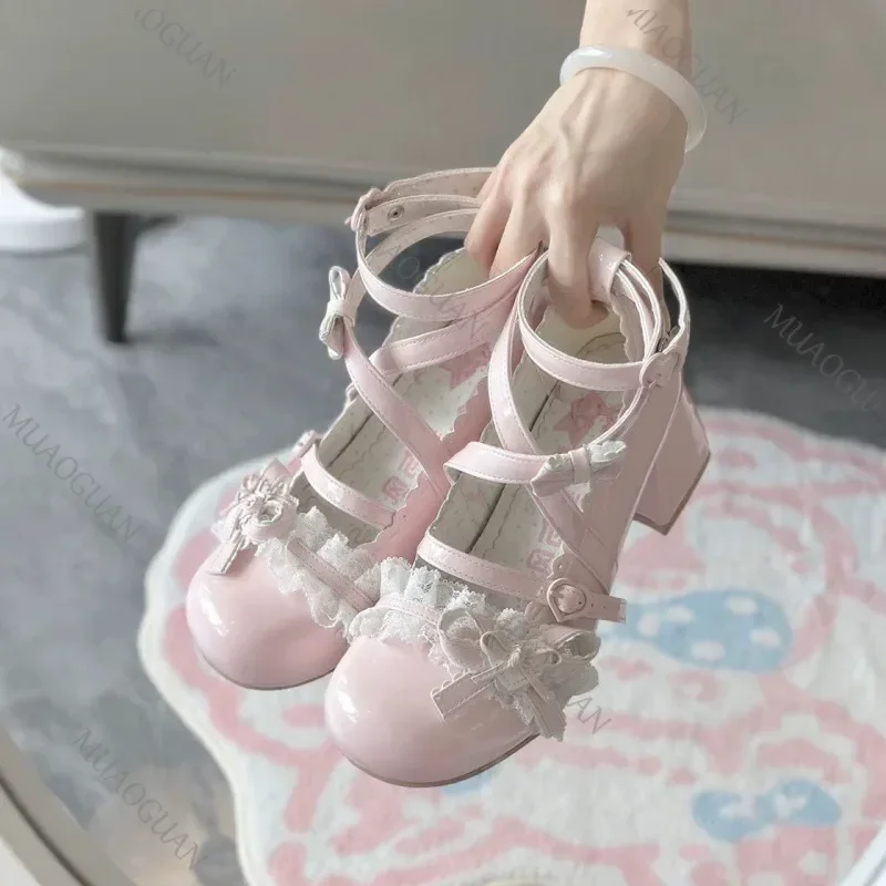 Lolita Rode Hoge Hakken Leuke  - Patent Leather Pump recensie en prijs