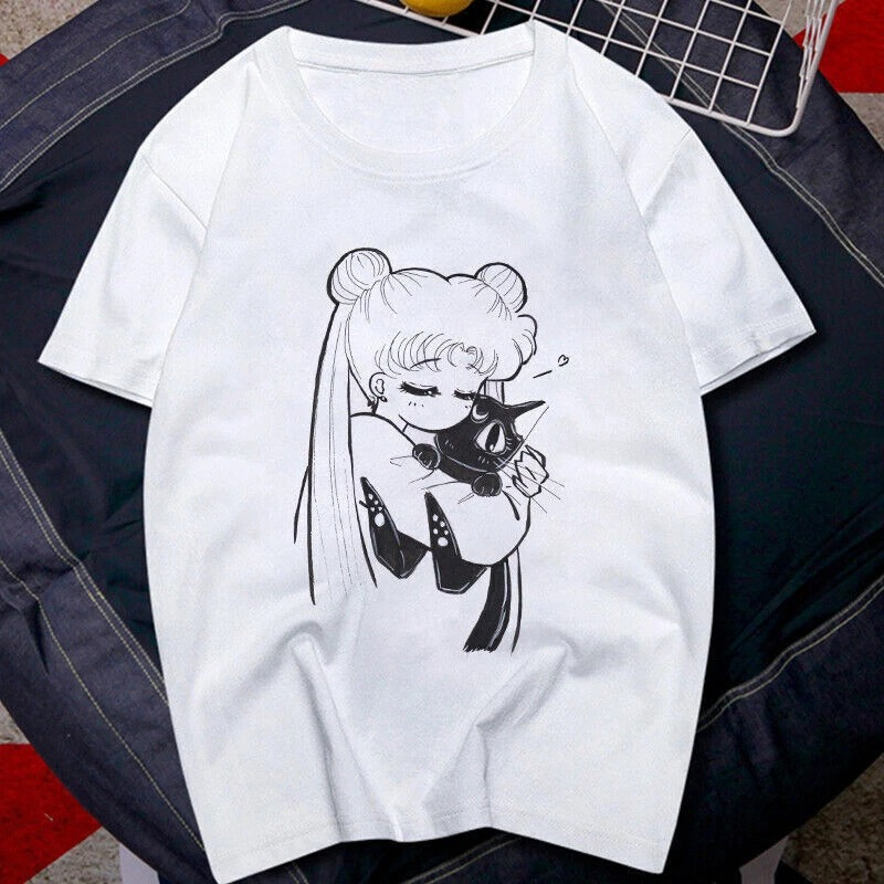 T-shirt jaren 90 Anime Sailor  - Women'S Shoes In The 90S recensie en prijs