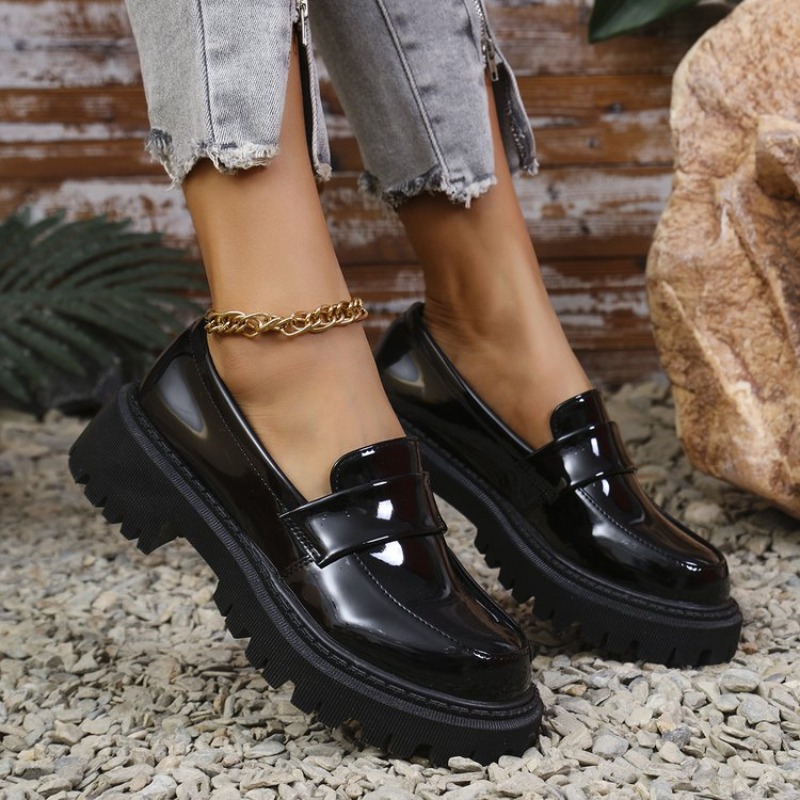 Lakleer Med Hak Loafers Schoen - Patent Leather Pump recensie en prijs