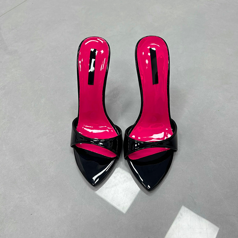 Vrouw Stiletto 12 Cm Slipper S - Patent Leather Pump recensie en prijs