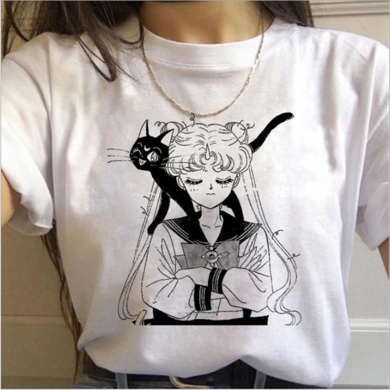 T-shirt jaren 90 Anime Sailor  - Women'S Shoes In The 90S recensie en prijs