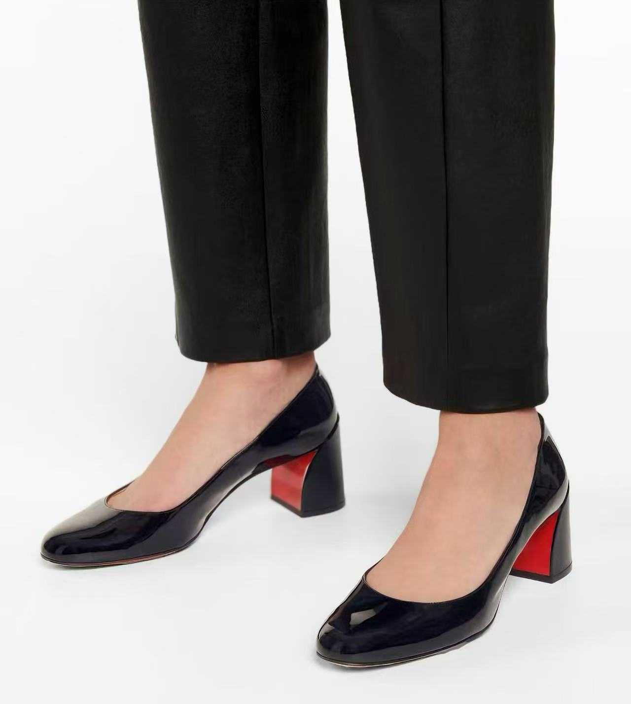 Dames pumps van lakleer, ronde - Patent Leather Pump recensie en prijs