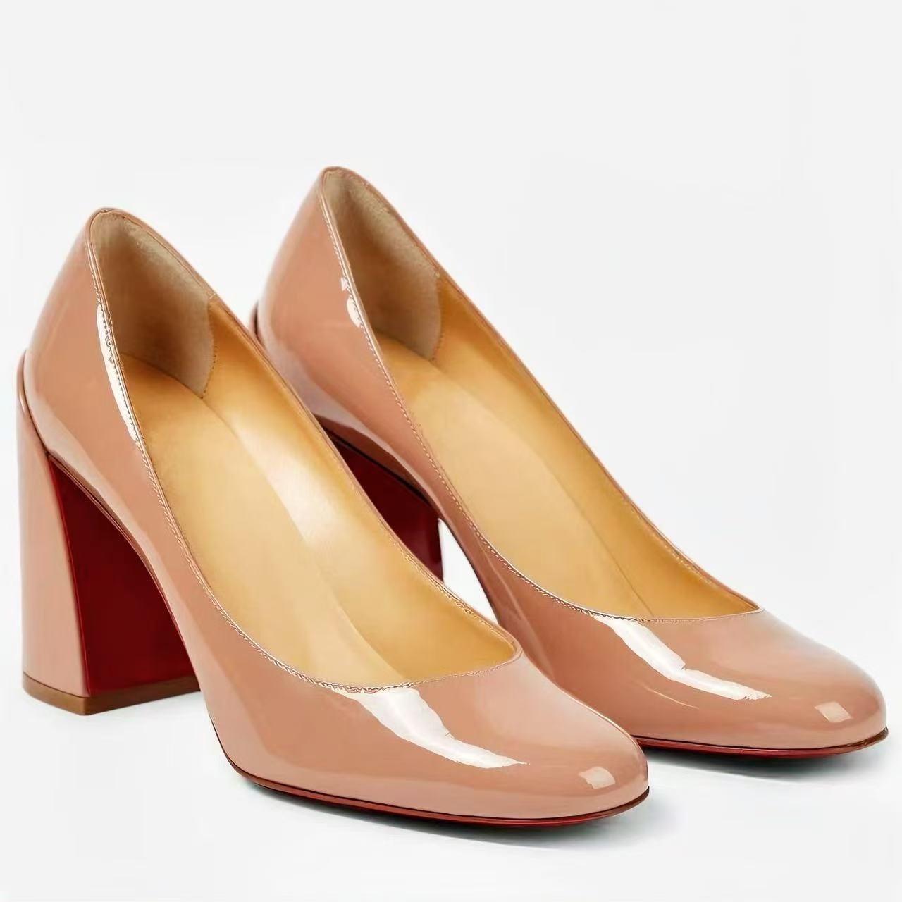Dames pumps van lakleer, ronde - Patent Leather Pump recensie en prijs